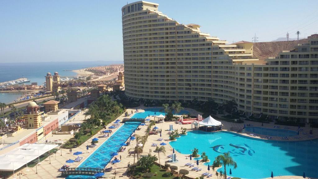 Porto Sokna With Sea View Pyramids Apartments Family Only Ain Sukhna Extérieur photo